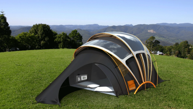 Solar Powered Tent Orange Concept Tent Top 12 Unusual Solar-Powered Products - 8