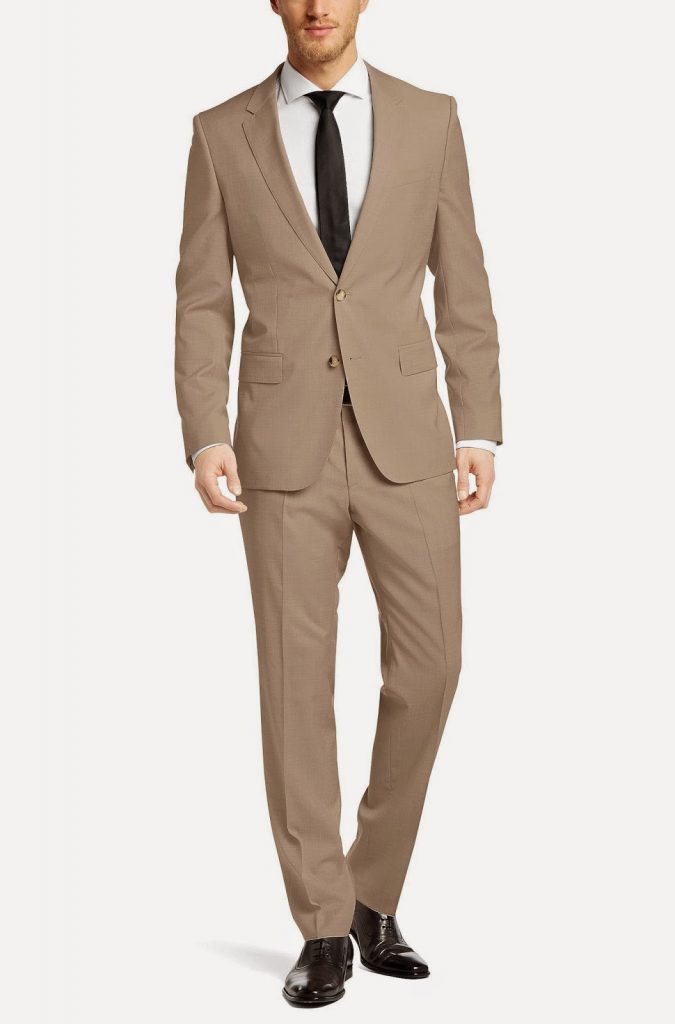 14 Splendid Wedding Outfits for Guys 16 beige suit 14 Splendid Wedding Outfits for Guys - 16