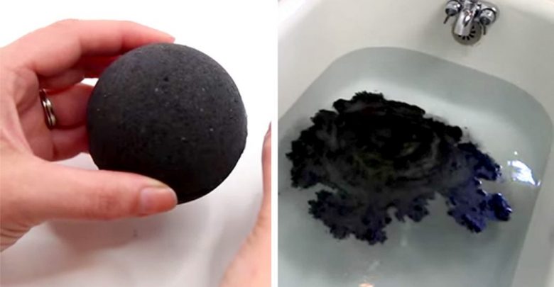 black Bath bomb 4 Most Creative DIY Bath Bombs - DIY 11