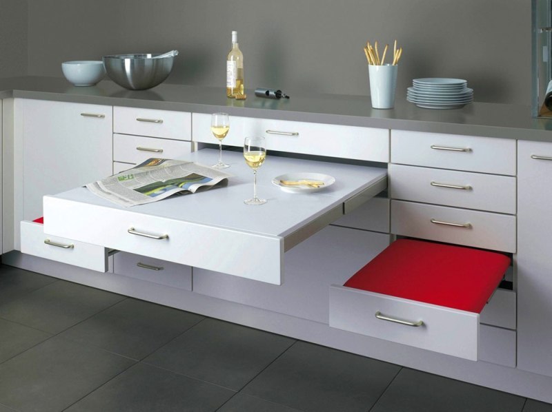 dining-table-drawers 83 Creative & Smart Space-Saving Furniture Design Ideas in 2020
