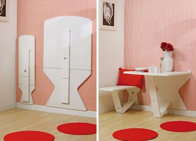 83 Creative & Smart Space-Saving Furniture Design Ideas 53 fold up table 83 Creative & Smart Space-Saving Furniture Design Ideas - 53 space-saving furniture
