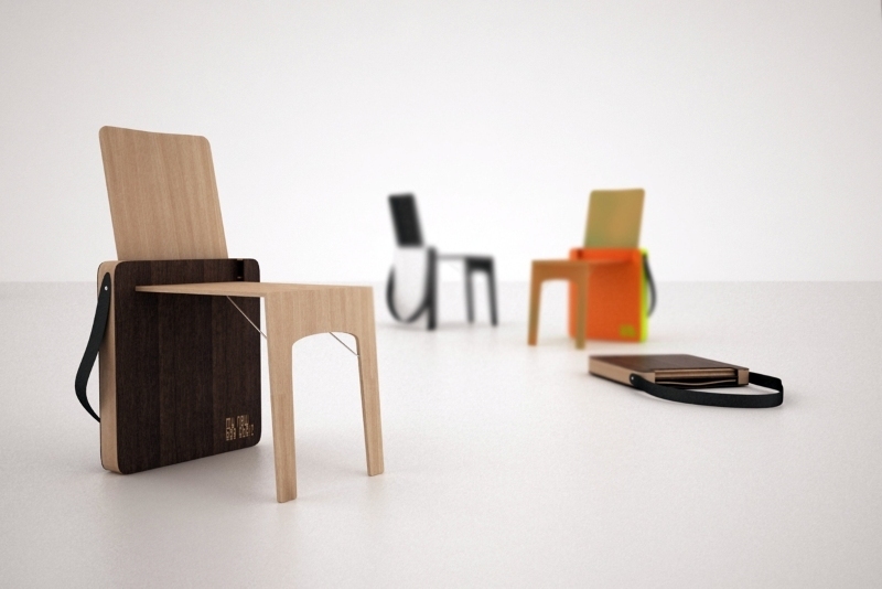 foldable-small-chairs-that-can-be-easily-carried 83 Creative & Smart Space-Saving Furniture Design Ideas in 2020
