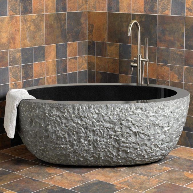granite-bathtub-675x675 6 Bathtub Designs that will Make your Jaw Drops!