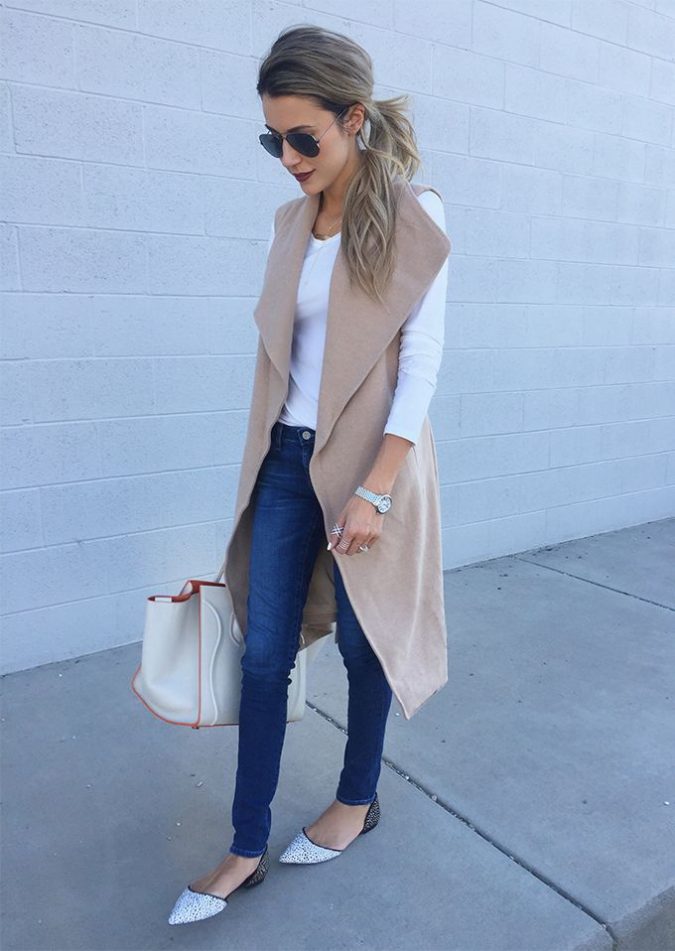 outfits with long vests 25+ Elegant Work Outfit Ideas That Every Working Woman Should Have - 11