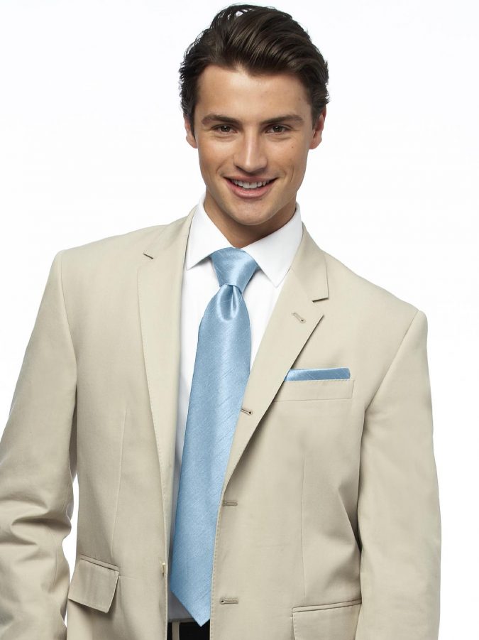 pastel tie 14 Splendid Wedding Outfits for Guys - 18