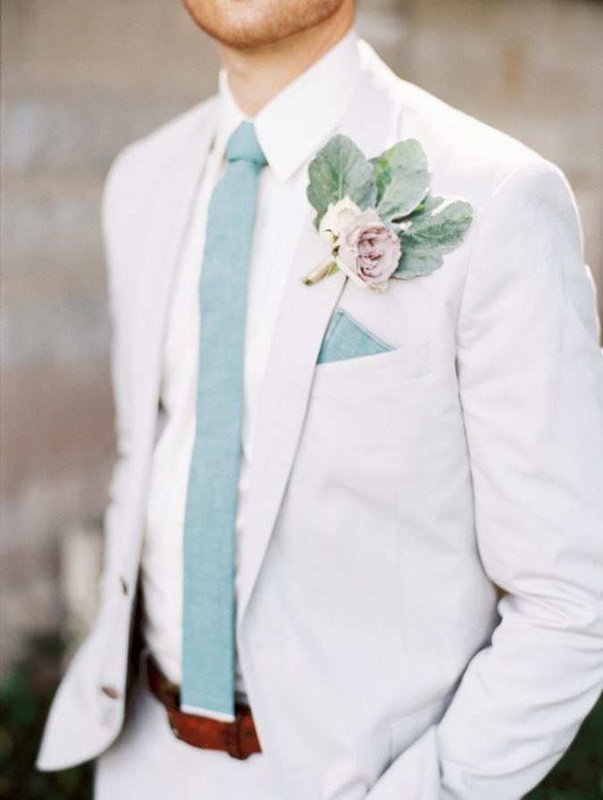 pastel tie2 14 Splendid Wedding Outfits for Guys - 45