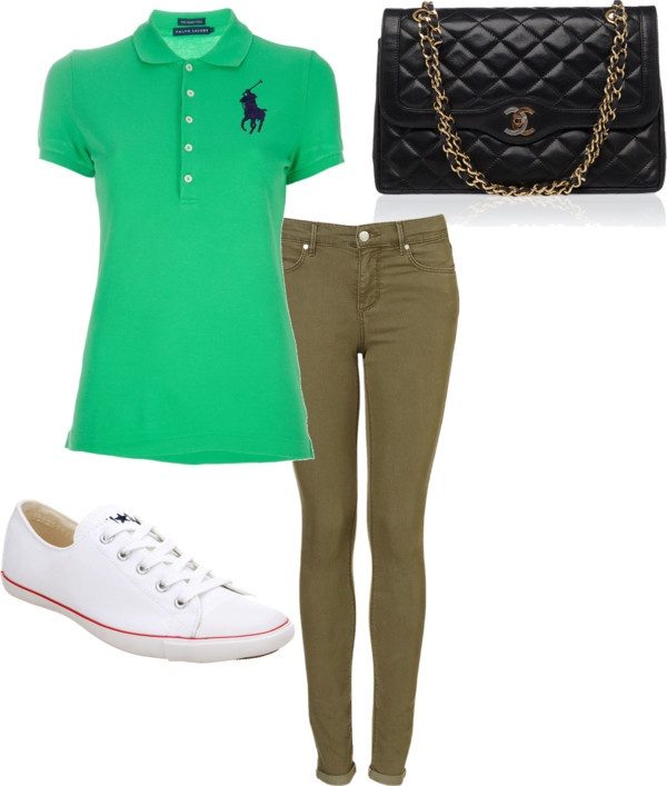 polo shirt with denim pants6 20+ Hottest Teenages Job Interview outfit Ideas - 2