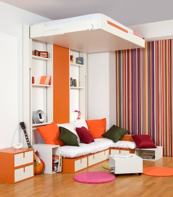 pull-down-bed 83 Creative & Smart Space-Saving Furniture Design Ideas in 2020
