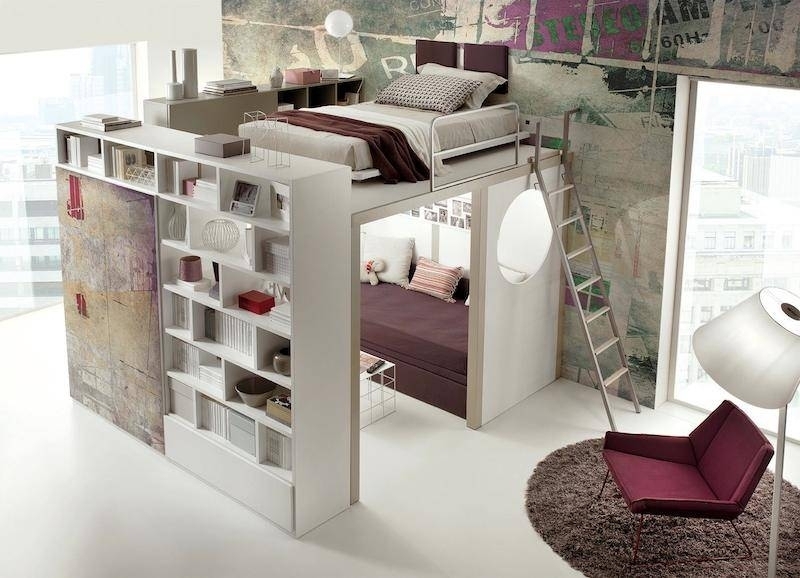 space-saving-bedroom 83 Creative & Smart Space-Saving Furniture Design Ideas in 2020