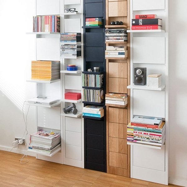 space saving shelves 83 Creative & Smart Space-Saving Furniture Design Ideas - 58 space-saving furniture