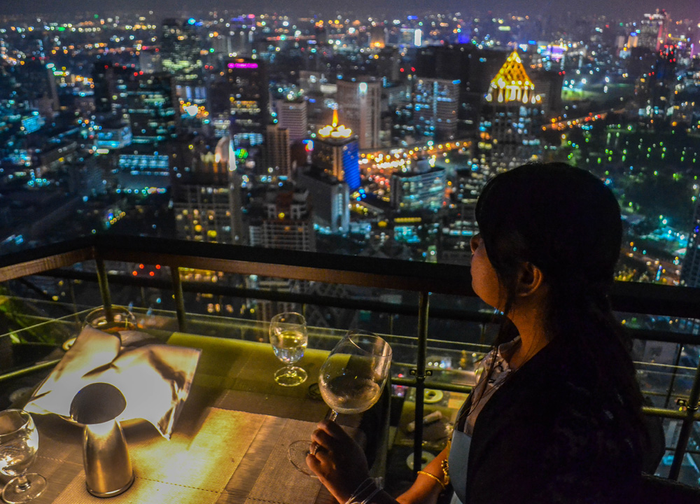 10 Most Unusual Restaurants in The World 38 Bangkok Vertigo Rooftop Bar Panoramic Views 10 Most Unusual Restaurants in The World - 38