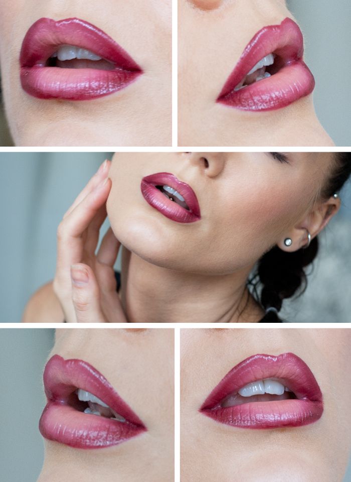 Beautiful-Ombre-Lips 16 Creative Lip Makeup Art Trends in 2022