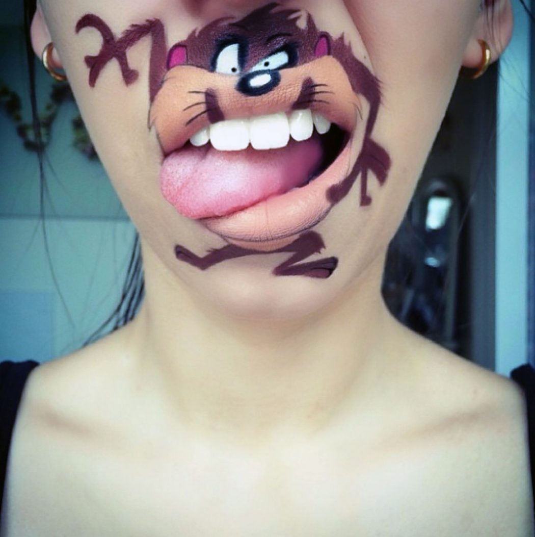 15 Creative Lip Makeup Art Trends - 33