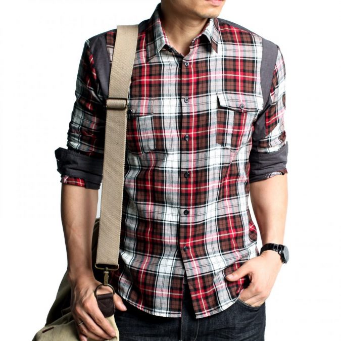 Check shirts for Men 6 6 Stylish Fall Outfits for School - 2