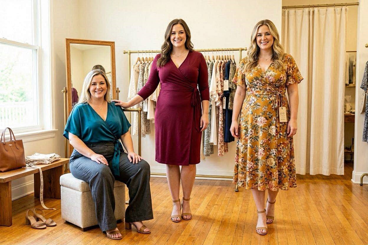 8 Fascinating Fashion Hacks for Plus Size Women 5 Choose Wrap Dresses and Wrap Tops 8 Fascinating Fashion Hacks for Plus Size Women - 4
