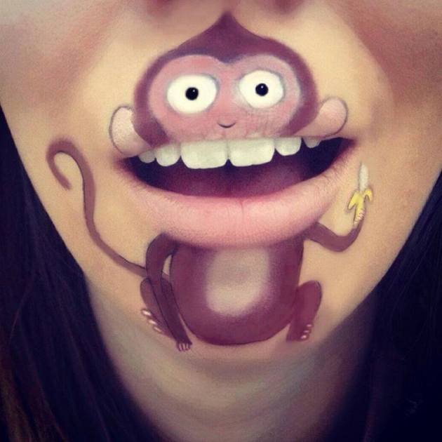 15 Creative Lip Makeup Art Trends 39 Disegni labbra 14 15 Creative Lip Makeup Art Trends - 39