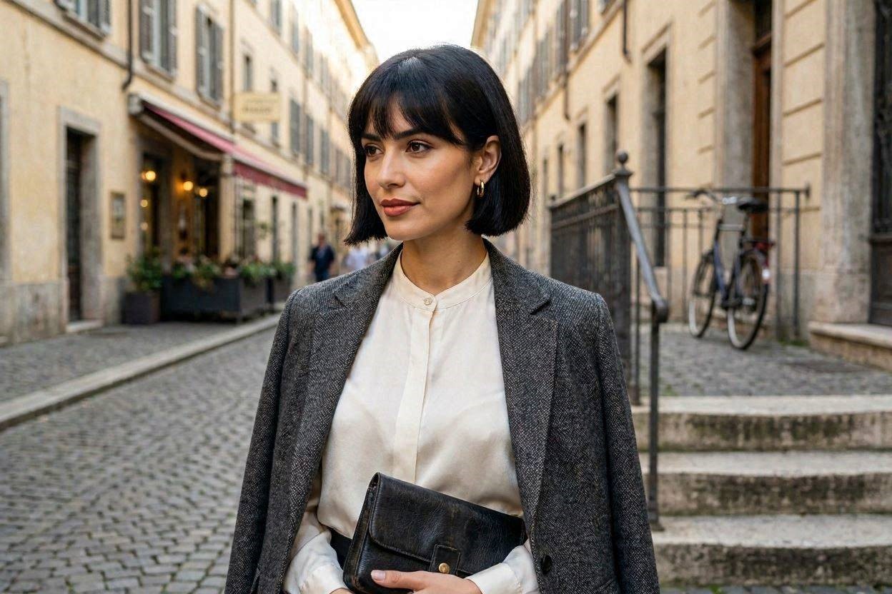 18 Short Hairstyles to Try & Make Those with Long Hair Cry 7 Italian Bob 18 Short Hairstyles to Try & Make Those with Long Hair Cry - 7