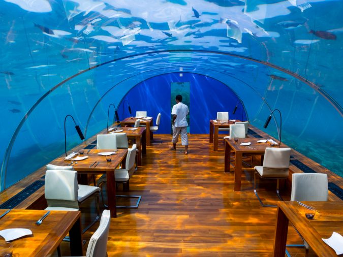 Ithaa-Underwater-Restaurant-in-Maldives2-675x506 5 Most Romantic Getaways for You and Your Loved One