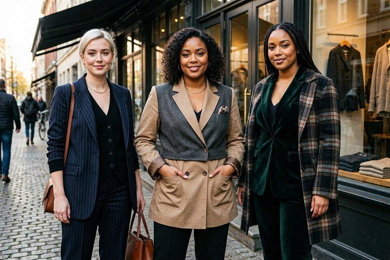 8 Fascinating Fashion Hacks for Plus Size Women 7 Layer with Tailored Blazers 8 Fascinating Fashion Hacks for Plus Size Women - 6