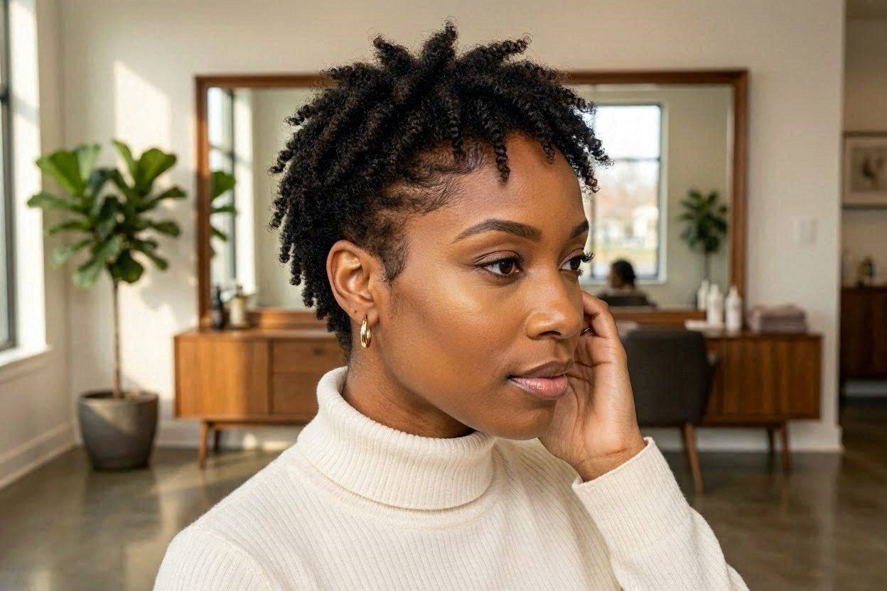 18 Short Hairstyles to Try & Make Those with Long Hair Cry 20 Tapered Natural Cut for women 18 Short Hairstyles to Try & Make Those with Long Hair Cry - 20