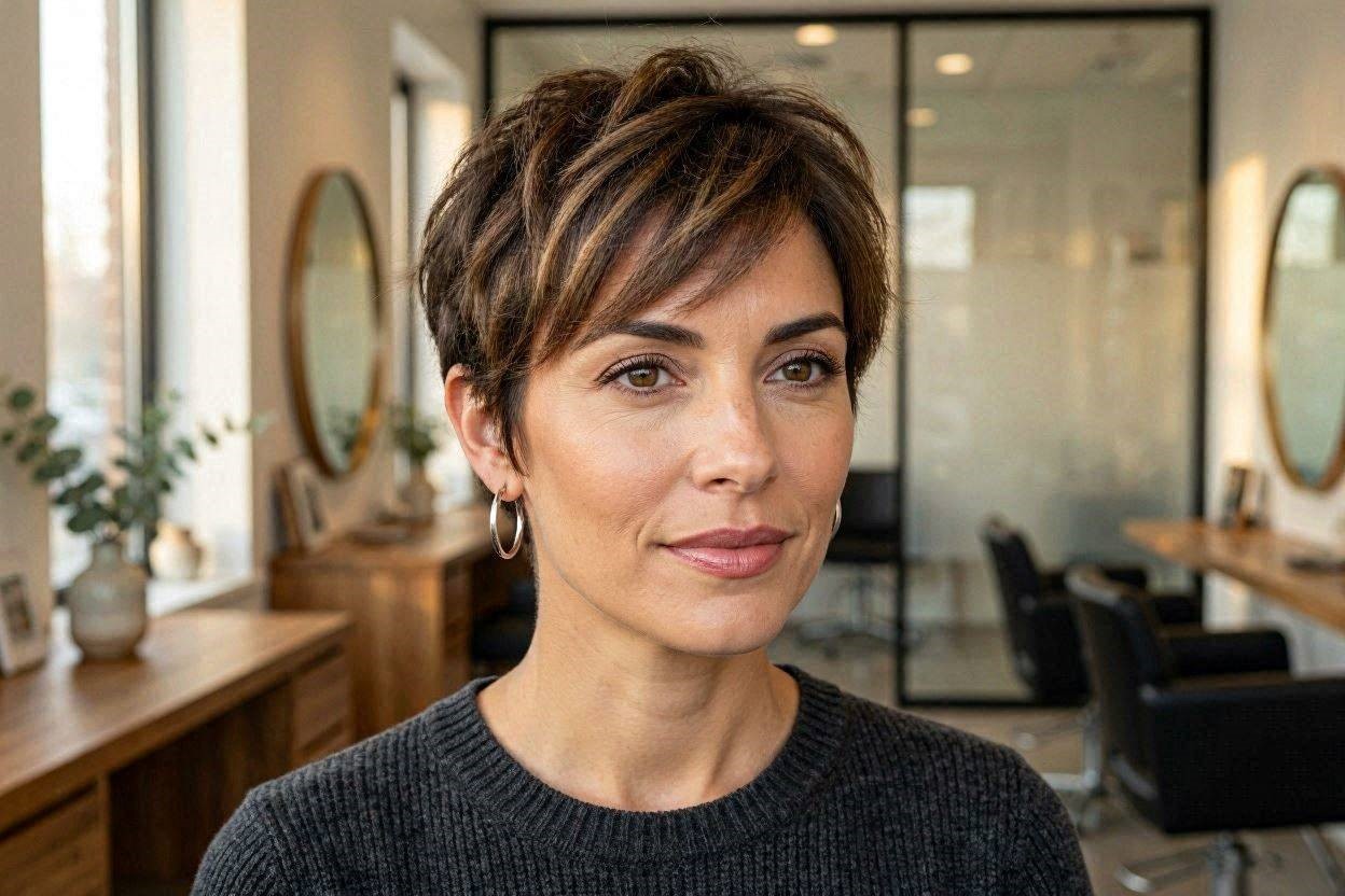 18 Short Hairstyles to Try & Make Those with Long Hair Cry 5 Textured Pixie Cut 18 Short Hairstyles to Try & Make Those with Long Hair Cry - 5