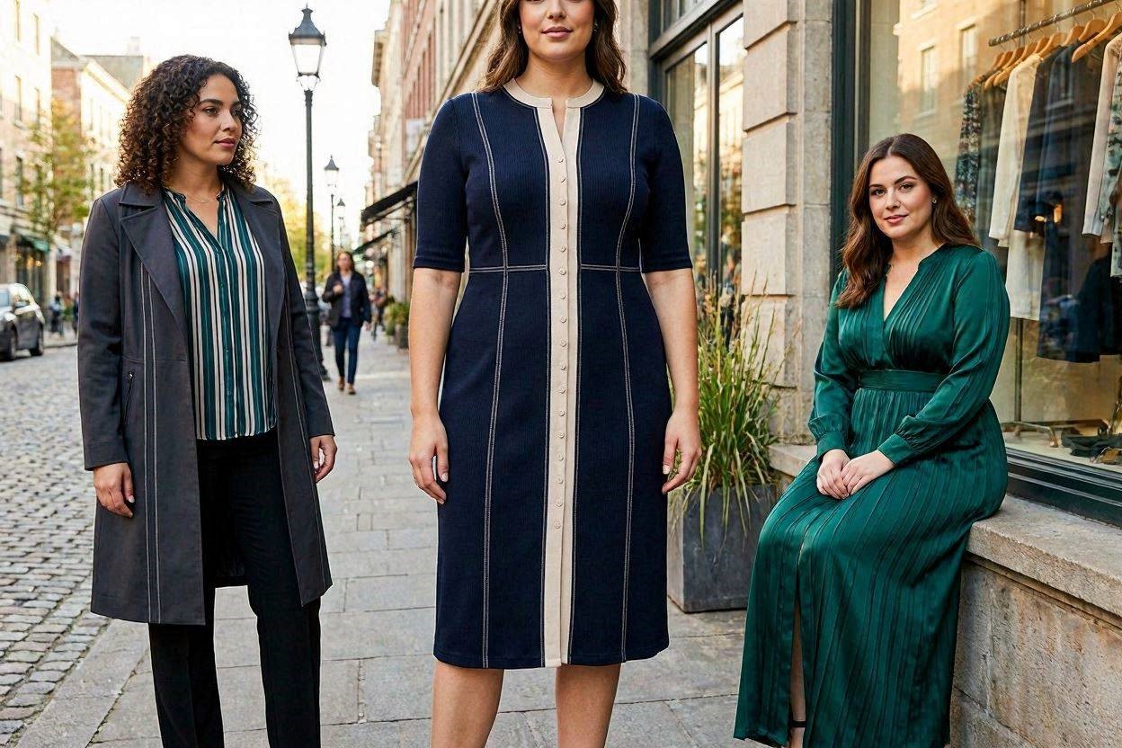 8 Fascinating Fashion Hacks for Plus Size Women 8 Use Vertical Design Elements 8 Fascinating Fashion Hacks for Plus Size Women - 7