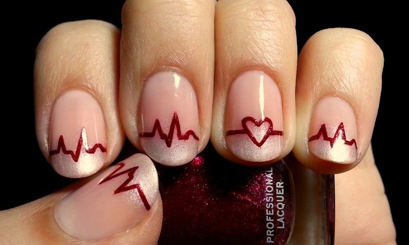 50+ Lovely Valentine's Day Nail Art Ideas 107 Valentines Day Nails 2017 104 50+ Lovely Valentine's Day Nail Art Ideas - 107
