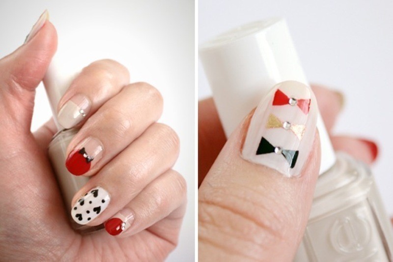 50+ Lovely Valentine's Day Nail Art Ideas 108 Valentines Day Nails 2017 105 50+ Lovely Valentine's Day Nail Art Ideas - 108