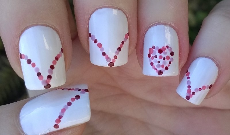 50+ Lovely Valentine's Day Nail Art Ideas 110 Valentines Day Nails 2017 107 50+ Lovely Valentine's Day Nail Art Ideas - 110