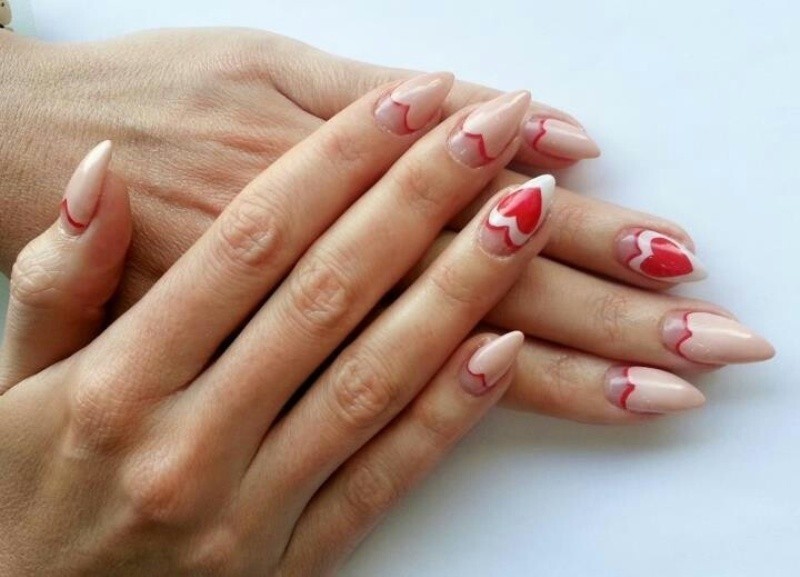 Valentines-Day-Nails-2017-114 50+ Lovely Valentine's Day Nail Art Ideas 2020
