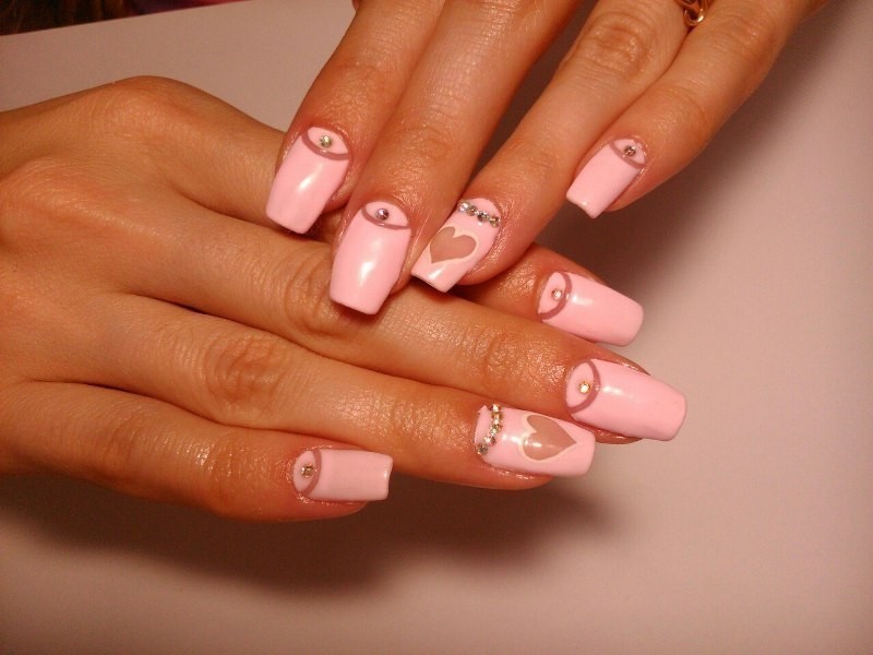 50+ Lovely Valentine's Day Nail Art Ideas 120 Valentines Day Nails 2017 118 50+ Lovely Valentine's Day Nail Art Ideas - 120