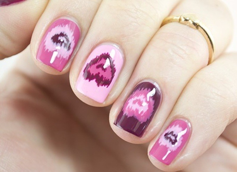 50+ Lovely Valentine's Day Nail Art Ideas 121 Valentines Day Nails 2017 119 50+ Lovely Valentine's Day Nail Art Ideas - 121