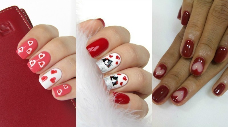 Valentines-Day-Nails-2017-124 50+ Lovely Valentine's Day Nail Art Ideas 2020