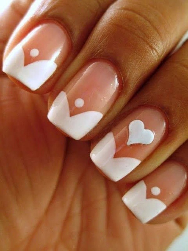 Valentines-Day-Nails-2017-16 50+ Lovely Valentine's Day Nail Art Ideas 2020