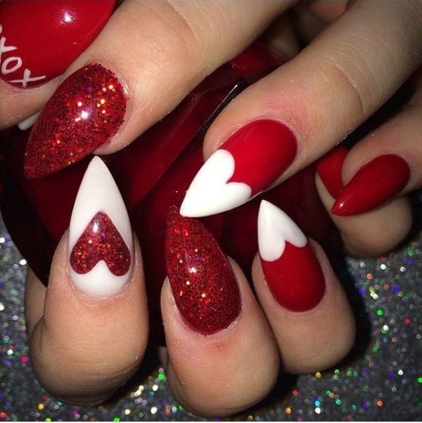 50+ Lovely Valentine's Day Nail Art Ideas 2018 - Pouted ...