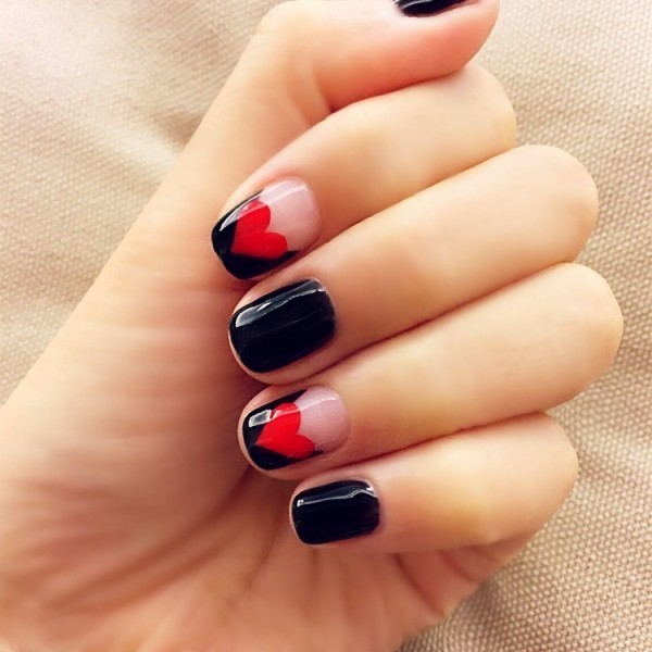 Valentines-Day-Nails-2017-37 50+ Lovely Valentine's Day Nail Art Ideas 2020