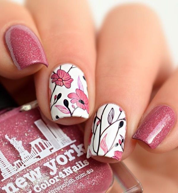 Valentines Day Nails 2017 44 50+ Lovely Valentine's Day Nail Art Ideas - 47