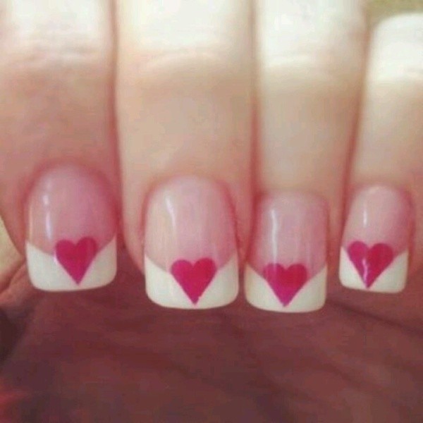50+ Lovely Valentine's Day Nail Art Ideas 48 Valentines Day Nails 2017 45 50+ Lovely Valentine's Day Nail Art Ideas - 48
