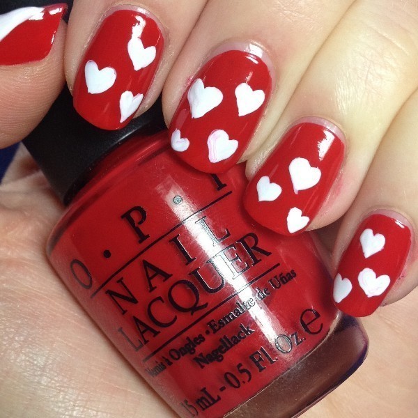 50+ Lovely Valentine's Day Nail Art Ideas 52 Valentines Day Nails 2017 49 50+ Lovely Valentine's Day Nail Art Ideas - 52