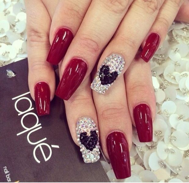 Valentines-Day-Nails-2017-50 50+ Lovely Valentine's Day Nail Art Ideas 2020