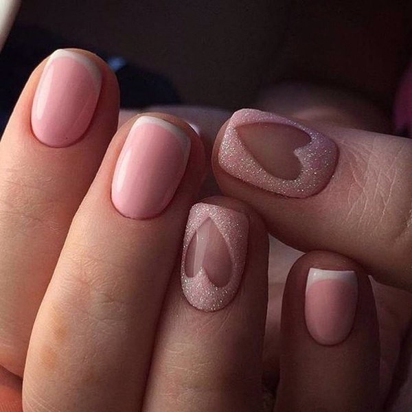 50+ Lovely Valentine's Day Nail Art Ideas 58 Valentines Day Nails 2017 55 50+ Lovely Valentine's Day Nail Art Ideas - 58