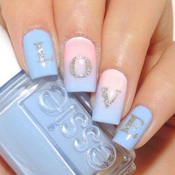 50+ Lovely Valentine's Day Nail Art Ideas 73 Valentines Day Nails 2017 70 50+ Lovely Valentine's Day Nail Art Ideas - 73