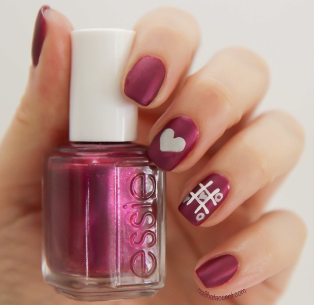 50+ Lovely Valentine's Day Nail Art Ideas 85 Valentines Day Nails 2017 82 50+ Lovely Valentine's Day Nail Art Ideas - 85