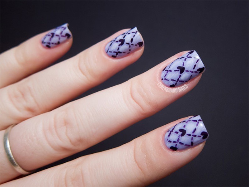 50+ Lovely Valentine's Day Nail Art Ideas 92 Valentines Day Nails 2017 89 50+ Lovely Valentine's Day Nail Art Ideas - 92
