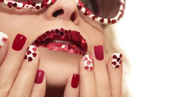Valentines Day Nails 50+ Lovely Valentine's Day Nail Art Ideas - romantic nails 1