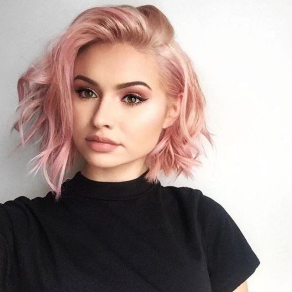blonde-and-pastels-12 80+ Marvelous Color Ideas for Women with Short Hair