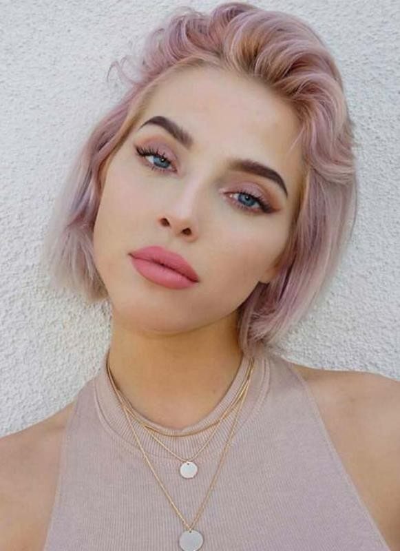 blonde and pastels 8 80+ Marvelous Color Ideas for Women with Short Hair - 97