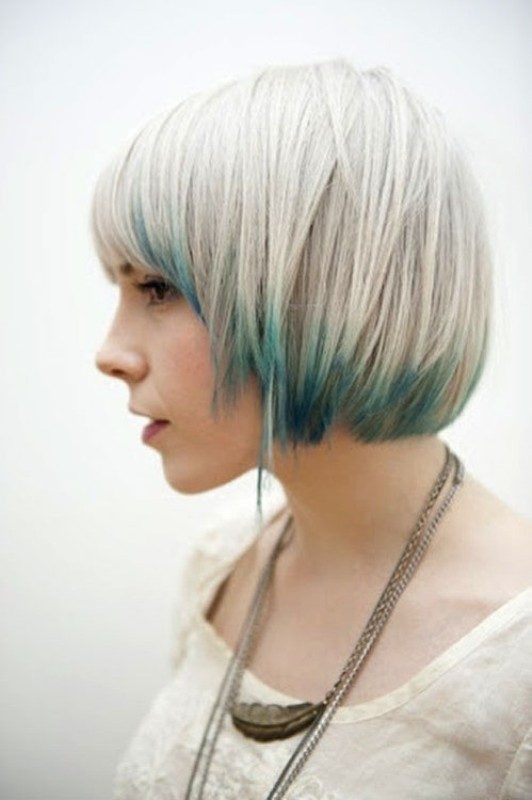 blonde and pastels 80+ Marvelous Color Ideas for Women with Short Hair - 89