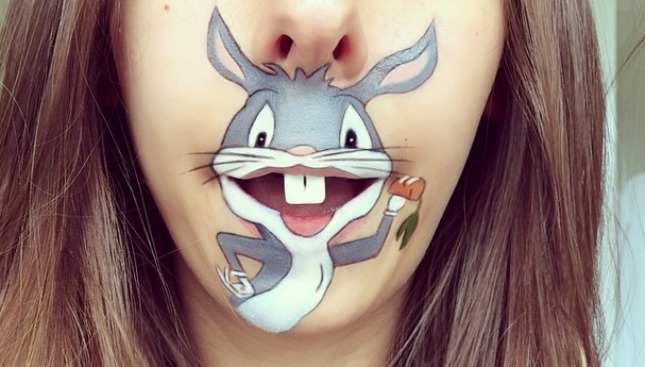 15 Creative Lip Makeup Art Trends 36 bugs 15 Creative Lip Makeup Art Trends - 36