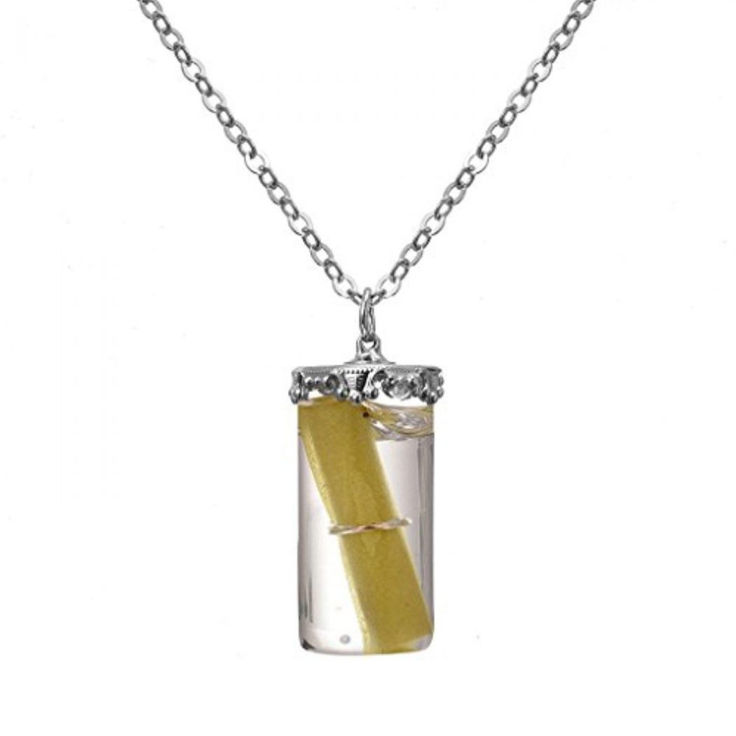 liebe-engel-women-pillar-wish-bottle-pendant-necklace-fashion-liquid-chain-necklace Top 10 Unusual Necklace Jewelry Trends